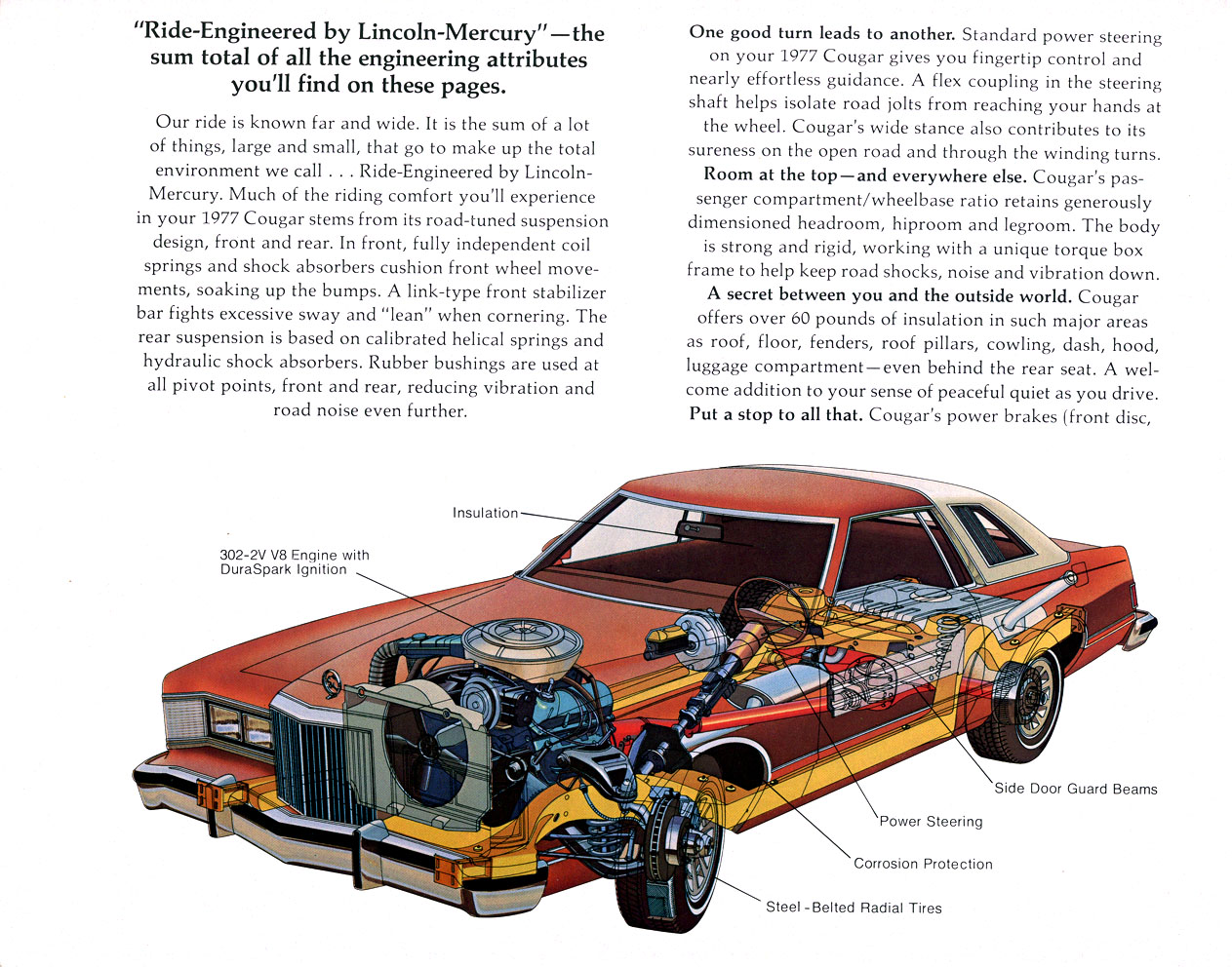 1977 Mercury Cougar Brochure Page 9
